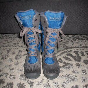 Winter snow boots Size 8 Timberland Blue & Gray